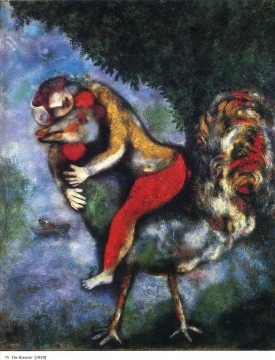 マルク・シャガール Painting - マルク・シャガールの「雄鶏」